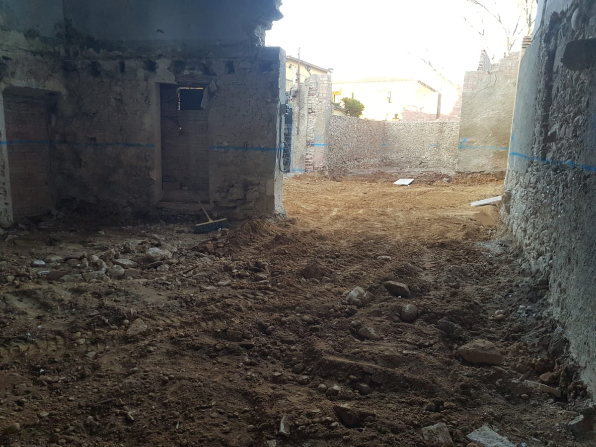 Rubble and comprehensive rehabilitation in Torremirona